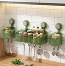 Kit Organizador de cozinha - porta utensílios e temperos