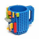 Canecas Bloquinhos Com Encaixe "Lego" + Peças Para Montar