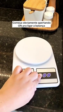 Balança Digital de Cozinha de 1g a 10Kg Alta Precisão