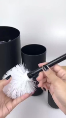 Kit de Banheiro Completo com 6 ou 4 Peças Lixeira com Tampa Fechada e Basculante Bambu Para Lavabo