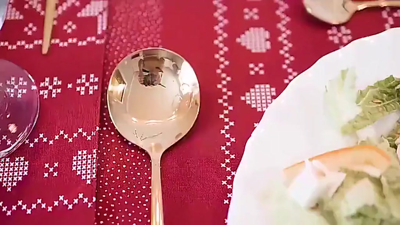 Opulent Oasis Kit Jogo Talheres Inox 24pçs Slim faqueiro Em Aço para cozinha utensílios domésticos