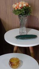 Kit de Mesinha Lateral Redonda de Canto de Sofá Para Sala Decoração