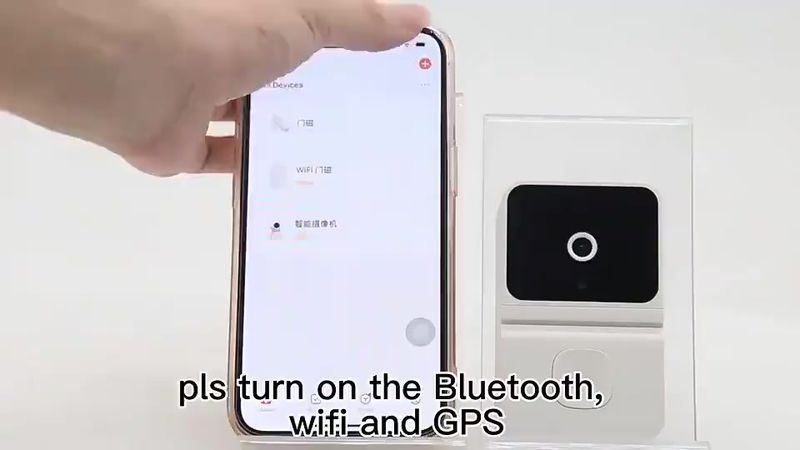 Campainha Com Câmera Vídeo Porteiro Sem Fio Wi-Fi HD Inteligente Smart Home Vê Pelo Celular Recarregável