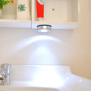 1/3/5 Unidade Leds Lâmpada Adesiva Sem Fio Touch De Pilha De Segurança Portátil Para Armário Casa