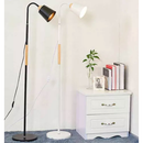 Luminária 1,9m Articulada Chão Pedestal Coluna Lustre Metal