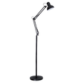 Luminária 1,9m Articulada Chão Pedestal Coluna Lustre Metal