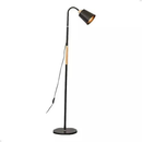 Luminária 1,9m Articulada Chão Pedestal Coluna Lustre Metal
