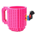 Canecas Bloquinhos Com Encaixe "Lego" + Peças Para Montar
