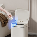Lixeira com Sensor Automático Inteligente Abre Fácil em Toque Cesto Lixo Banheiro Cozinha Escritório 16 Litros