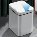 Lixeira com Sensor Automático Inteligente Abre Fácil em Toque Cesto Lixo Banheiro Cozinha Escritório 16 Litros