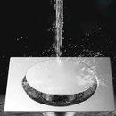 Ralo Click Inteligente 10x10 Cm Quadrado Redondo Inox Cromado - Veda Cheiro Banheiro Casa Cozinha