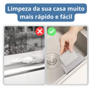Limpador Janela Escova Limpeza Cantos Multiuso Janelas Cozinha Fogão Limpa Canto Casa Microfibra