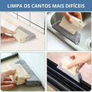 Limpador Janela Escova Limpeza Cantos Multiuso Janelas Cozinha Fogão Limpa Canto Casa Microfibra