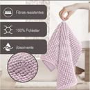 TAPETE PARA BANHEIRO ANTIDERRAPANTE 40x60cm MICROFIBRA BOLINHA DEDINHO