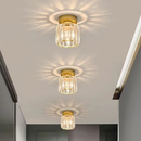 Lâmpada Led Moderna Para Corredor Com LumináRia De Teto De Cristal Para Corredor Varanda 3 Cores