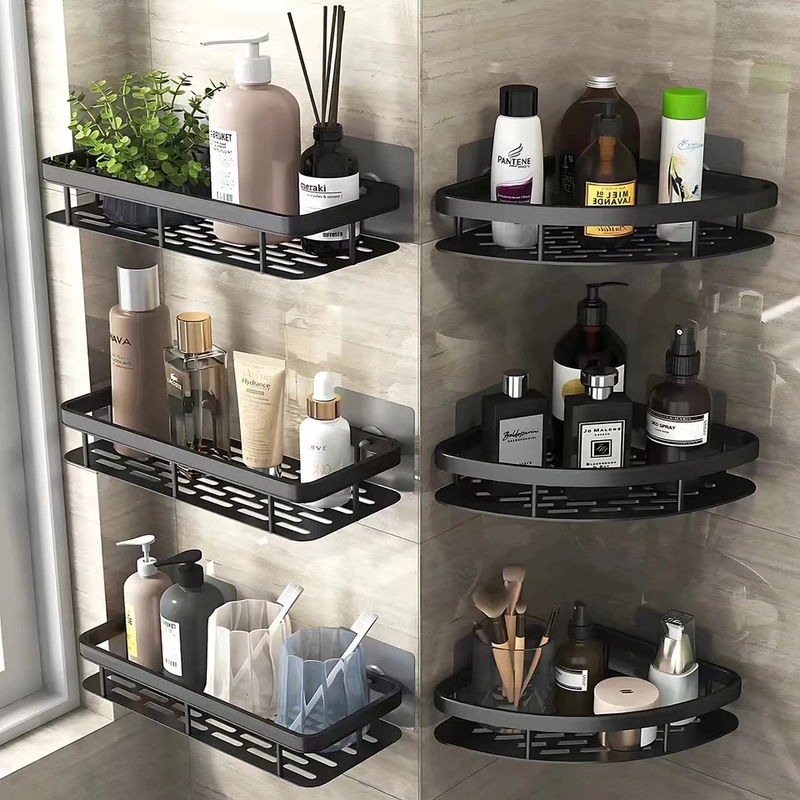 Suporte De Shampoo Prateleiras De Banheiro Sem Furo Premium