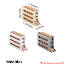 1/2 Peça Porta Ovos Deslizante Organizador Para Geladeira De 4 Camadas Automática Rolantes
