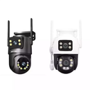 Câmera De Segurança a Prova de água Lente Dupla APP Yousee/ Icsee IP66 Camera IP WiFi 360