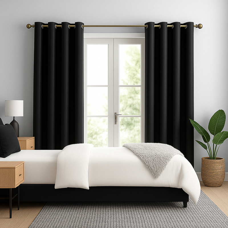 Cortina Blackout Para Quarto Sala Cozinha PVC Corta 100% Luz 2,80 Largura X 2,30 Altura Blecaute