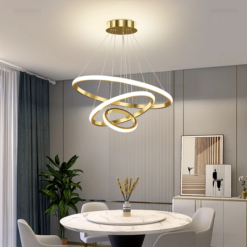 3 cores em 1 luz Lustre para sala Lustre Pendente Cozinha Luminária de Teto Led Nordic Moderno Decoração Para Sala