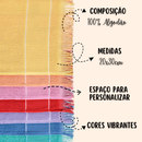 Kit 20 Toalhas Social De Boca Com Franja Para Bordar Escolar Mão Lavabinho Laune Haus