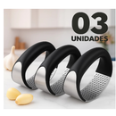 1 A 3 Unidades Espremedores de Alho Manual Inox Amassador