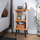 Kit 2 Mesa de Cabeceira ou Unitário para Quarto Charme Retrô Várias Cores Apoio de Cama Mesinha