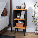 Kit 2 Mesa de Cabeceira ou Unitário para Quarto Charme Retrô Várias Cores Apoio de Cama Mesinha