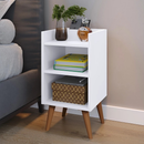 Kit 2 Mesa de Cabeceira ou Unitário para Quarto Charme Retrô Várias Cores Apoio de Cama Mesinha