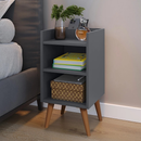 Kit 2 Mesa de Cabeceira ou Unitário para Quarto Charme Retrô Várias Cores Apoio de Cama Mesinha