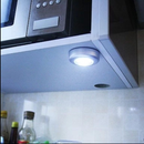 1/3/5 Unidade Leds Lâmpada Adesiva Sem Fio Touch De Pilha De Segurança Portátil Para Armário Casa