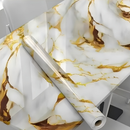 Adesivos de cozinha Resistente a Agua/Óleo/Fogo/Alta Temperatura - Usável em fogão/armário/porta Inovação com Filme