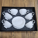 Xícara de café kit com 12 peças de Cerâmica em porcelana