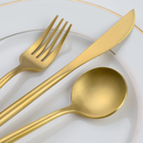 Opulent Oasis Kit Jogo Talheres Inox 24pçs Slim faqueiro Em Aço para cozinha utensílios domésticos