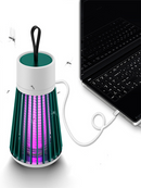 Luminária LED UV Anti Mosquito USB Para Insetos Portátil Recarregável Verde Cinza