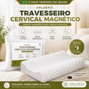 Travesseiro CERVICAL Ortopédico Magnetico com Infravermelho Terapêutico Pillow Anatômico Anti Ronco