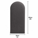 Kit 5 Até 10 Cabeceiras Estofada Cama Box Casal Moderna Luxo Modulada Sem Furo Autocolante 40cmx19cm Solteiro Queen King