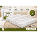 Travesseiro CERVICAL Ortopédico Magnetico com Infravermelho Terapêutico Pillow Anatômico Anti Ronco