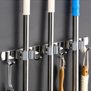 Promoção! Suporte Inox Multiuso de Parede - Gancho para Vassoura Rodo Pá