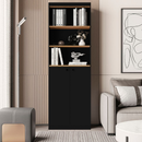 Estante Livreiro Com 5 Prateleiras e 2 Portas Gold Luxo