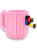 Canecas Bloquinhos Com Encaixe "Lego" + Peças Para Montar