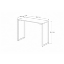 Aparador Industrial 90cm Mesa Buffet Sala Hall Entrada Pé Dourado Aço MDF Moderno 90x30x90