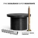 Espelho Redondo Decorativo Adnet Alça Couro Suporte 60cm Sala Quarto Banheiro