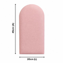 Kit 5 Até 10 Cabeceiras Estofada Cama Box Casal Moderna Luxo Modulada Sem Furo Autocolante 40cmx19cm Solteiro Queen King