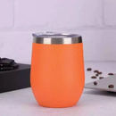 Novo Copo Ovo Cuia Térmica 350ml Em Inox Com Tampa Acrílica Envio Imediato