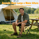 Banco Banqueta Dobrável Portátil Cadeira Retrátil Com Bolsa de Transporte para Camping Pesca e Praia