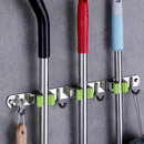 Promoção! Suporte Inox Multiuso de Parede - Gancho para Vassoura Rodo Pá