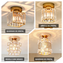 Lâmpada Led Moderna Para Corredor Com LumináRia De Teto De Cristal Para Corredor Varanda 3 Cores