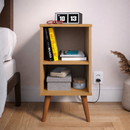 Kit 2 Mesa de Cabeceira ou Unitário para Quarto Charme Retrô Várias Cores Apoio de Cama Mesinha