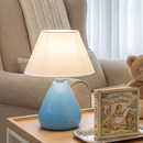 Abajur Luminária de Cerâmica Porcelana Gota Com Cúpula para Decoração Quarto Escritório Sala